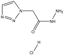 2-(1,2,3-Triazol-1-yl)acetohydrazide Hydrochloride 구조식 이미지