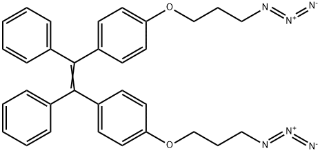 (Z)-1,2-bis(4-(3-azidopropoxy)phenyl)-1,2-diphenylethene Structure