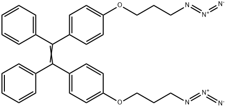 (Z)-1,2-bis(4-(3-azidopropoxy)phenyl)-1,2-diphenylethene 구조식 이미지