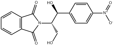 1H-Isoindole-1,3(2H)-dione, 2-[(1S,2S)-2-hydroxy-1-(hydroxymethyl)-2-(4-nitrophenyl)ethyl]- Structure