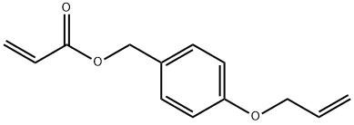 4-allyloxybenzyl alcohol acrylate Structure