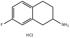 7-FLUORO-1,2,3,4-TETRAHYDRO-NAPHTHALEN-2-YLAMINE HCl Structure