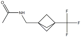 N-{[3-(trifluoromethyl)bicyclo[1.1.1]pentan-1-yl]methyl}acetamide Structure