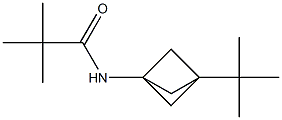 N-{3-tert-butylbicyclo[1.1.1]pentan-1-yl}-2,2-dimethylpropanamide Structure