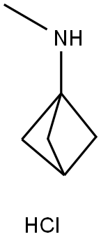 N-methylbicyclo[1.1.1]pentan-1-amine hydrochloride Structure