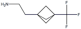 2-[3-(trifluoromethyl)bicyclo[1.1.1]pentan-1-yl]ethan-1-amine Structure