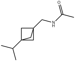 N-{[3-(propan-2-yl)bicyclo[1.1.1]pentan-1-yl]methyl}acetamide Structure