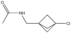 N-({3-chlorobicyclo[1.1.1]pentan-1-yl}methyl)acetamide Structure