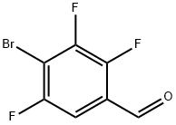 4-bromo-2,3,5-trifluorobenzaldehyde Structure