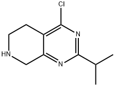 4-chloro-2-(propan-2-yl)-5H,6H,7H,8H-pyrido[3,4-d]pyrimidine 구조식 이미지