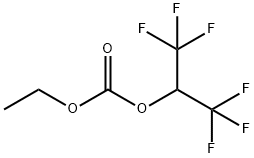 Ethyl hexafluoroisopropyl carbonate Structure