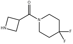 Azetidin-3-yl-(4,4-difluoropiperidin-1-yl)-methanone 구조식 이미지