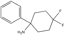 4,4-difluoro-1-phenylcyclohexan-1-amine Structure