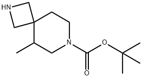 tert-butyl 5-methyl-2,7-diazaspiro[3.5]nonane-7-carboxylate 구조식 이미지