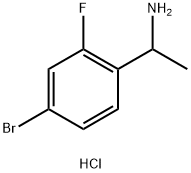 1-(4-BROMO-2-FLUOROPHENYL)ETHANAMINE HYDROCHLORIDE Structure