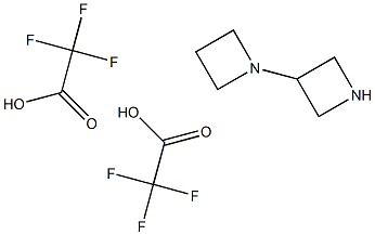 1,3'-Biazetidine bis(trifluoroacetate) 구조식 이미지