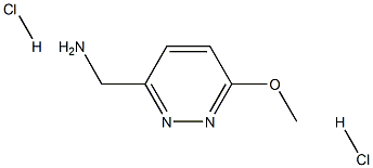 (6-methoxypyridazin-3-yl)methanamine dihydrochloride Structure