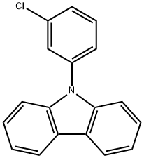 9-(3-chlorophenyl)-9H-carbazole Structure