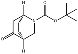 tert-butyl (1S,4S)-5-oxo-2-azabicyclo[2.2.2]octane-2-carboxylate 구조식 이미지