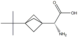 (2R)-2-amino-2-{3-tert-butylbicyclo[1.1.1]pentan-1-yl}acetic acid Structure