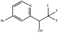 1-(4-bromopyridin-2-yl)-2,2,2-trifluoroethan-1-ol Structure