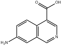 7-aminoisoquinoline-4-carboxylic acid 구조식 이미지