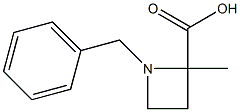 1-benzyl-2-methylazetidine-2-carboxylic acid Structure