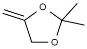 2,2-Dimethyl-4-methylidene-1,3-dioxolane Structure