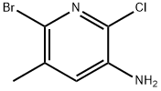 6-bromo-2-chloro-5-methylpyridin-3-amine Structure