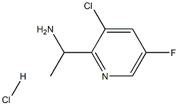 1-(3-chloro-5-fluoropyridin-2-yl)ethanamine hydrochloride Structure