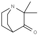 2,2-dimethyl-1-azabicyclo[2.2.2]octan-3-one Structure