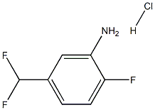 5-(difluoromethyl)-2-fluoroaniline hydrochloride Structure