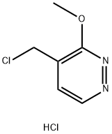 4-(chloromethyl)-3-methoxypyridazine hydrochloride 구조식 이미지