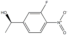 (R)-1-(3-fluoro-4-nitrophenyl)ethanol Structure