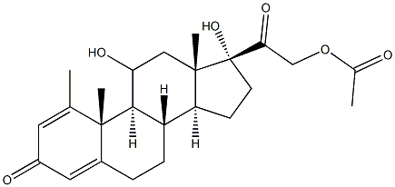Methylprednisolone Acetate EP Impurity H 구조식 이미지