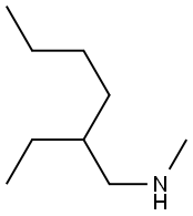 1-Hexanamine, 2-ethyl-N-methyl- Structure