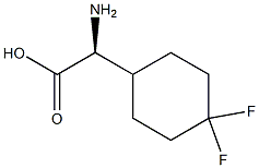 (2S)-2-amino-2-(4,4-difluorocyclohexyl)acetic acid Structure