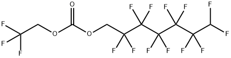 1H,1H,7H-Perfluoroheptyl 2,2,2-trifluoroethyl carbonate Structure