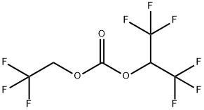 Hexafluoroisopropyl 2,2,2-trifluoroethyl carbonate Structure