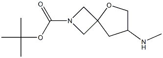 tert-butyl 7-(methylamino)-5-oxa-2-azaspiro[3.4]octane-2-carboxylate Structure