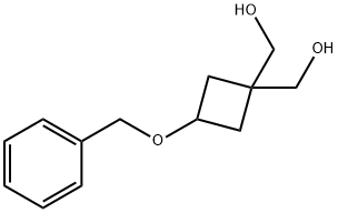 (3-(Benzyloxy)cyclobutane-1,1-diyl)dimethanol 구조식 이미지