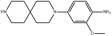 4-{3,9-diazaspiro[5.5]undecan-3-yl}-2-methoxyaniline Structure