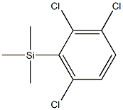 trimethyl(2,3,6-trichlorophenyl)silane 구조식 이미지