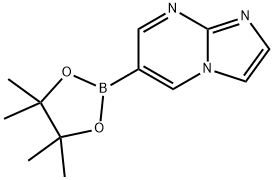 6-(4,4,5,5-tetramethyl-1,3,2-dioxaborolan-2-yl)imidazo[1,2-a]pyrimidine Structure