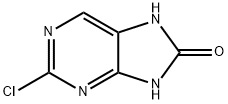8H-Purin-8-one, 2-chloro-7,9-dihydro- 구조식 이미지