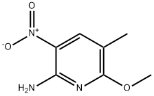 6-Methoxy-5-methyl-3-nitro-pyridin-2-ylamine Structure