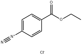 Benzenediazonium, 4-(ethoxycarbonyl)-, chloride 구조식 이미지