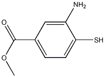 Methyl 3-amino-4-mercaptobenzoate Structure