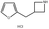 3-(furan-2-ylmethyl)azetidine hydrochloride Structure
