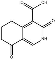 4-Isoquinolinecarboxylic acid, 2,3,5,6,7,8-
hexahydro-3,8-dioxo- Structure